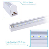T5 LED Tube Light Integrated Single Fixture Clear Cover 20-pack-LUMINOSUM Officail Online Store