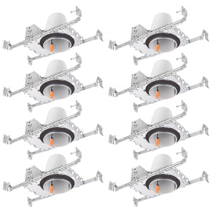 4 Inch New Construction Recessed Can Housing 8-pack-LUMINOSUM Officail Online Store