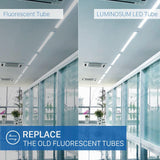 T8 T10 T12 LED Tube Lights 4ft 20W Clear Cover 25-pack-LUMINOSUM Officail Online Store