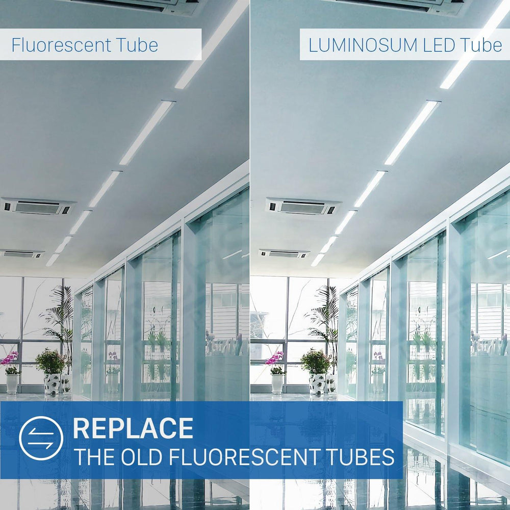 T8/T10/T12 LED Light Tube 20W Frosted Cover 25-pack-LUMINOSUM Officail Online Store