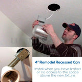 4 Inch Remodel Recessed Can Housing 8-pack-LUMINOSUM Officail Online Store